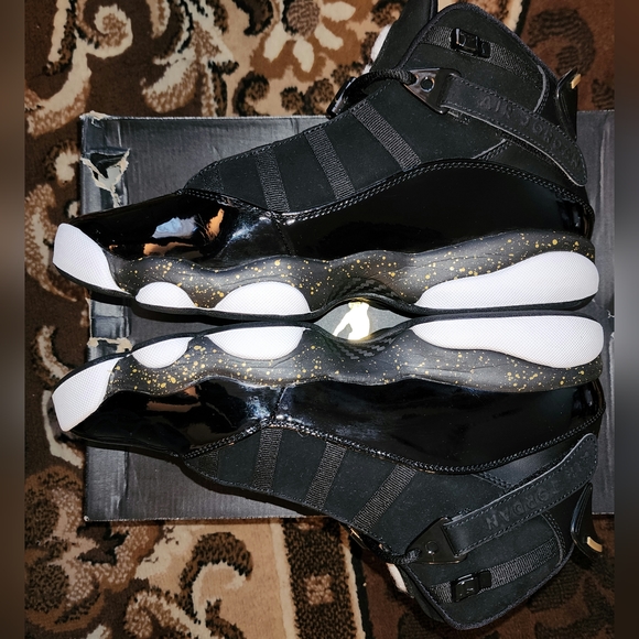 Jordan 6 Rings 'Black Metallic Gold' - Size 9.5 - Blk/Metallic Gold - White - Picture 2 of 14